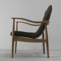 Holzmöbel Hochwertiges Massivholz mit Stoff Sofa Stuhl